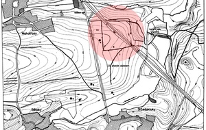 Mapa se stavbou silnice Mapa se stavbou silnice