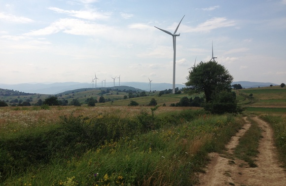 Nad Svatou Helenou vyrostly větrné elektrárny